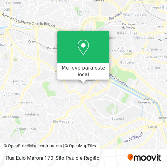 Rua Eulo Maroni  170 mapa