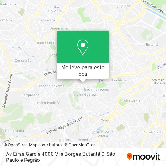 Av  Eiras Garcia   4000   Vila Borges   Butantã 0 mapa