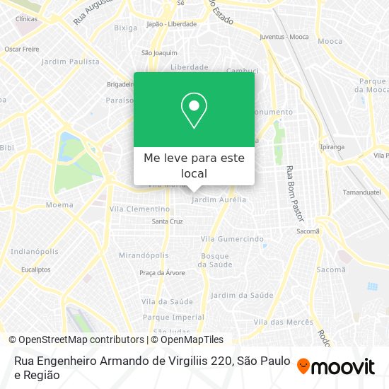 Rua Engenheiro Armando de Virgiliis 220 mapa