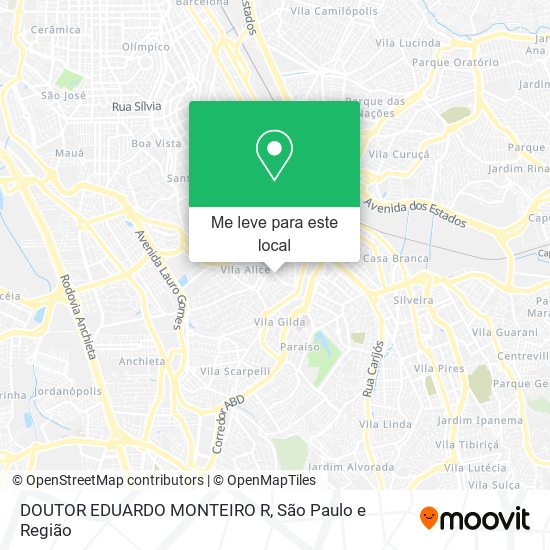 DOUTOR EDUARDO MONTEIRO  R mapa