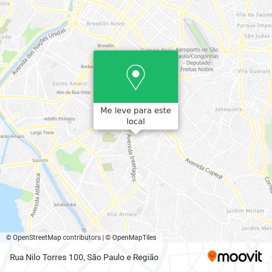 Rua Nilo Torres 100 mapa