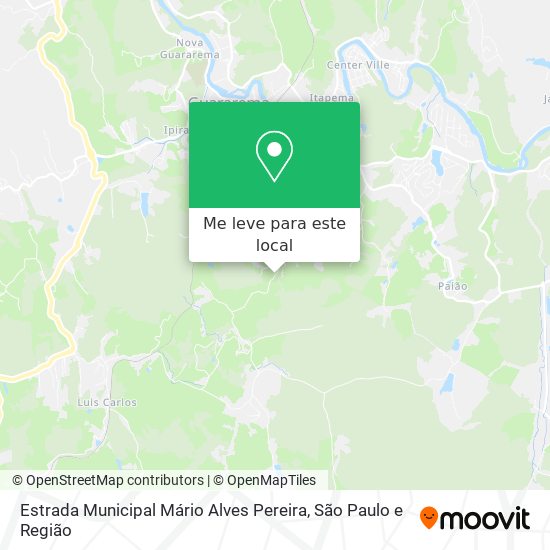 Estrada Municipal Mário Alves Pereira mapa