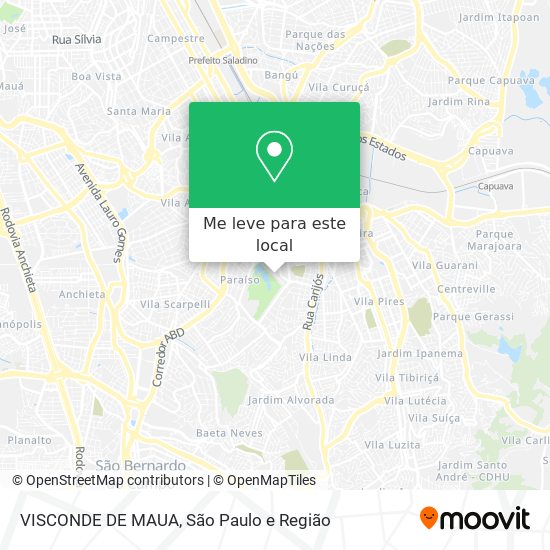 VISCONDE DE MAUA mapa
