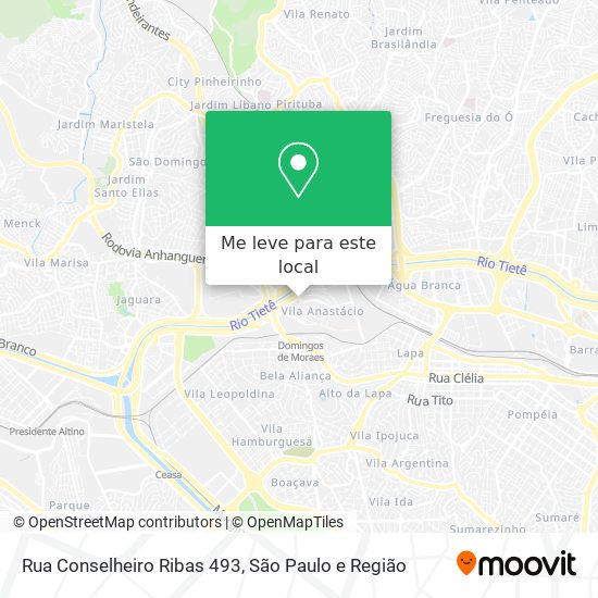 Rua Conselheiro Ribas 493 mapa