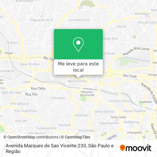 Avenida Marques de Sao Vicente 230 mapa