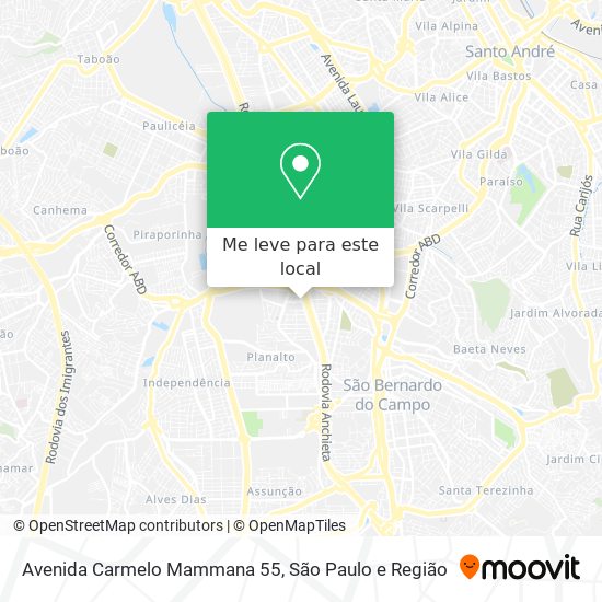 Avenida Carmelo Mammana 55 mapa