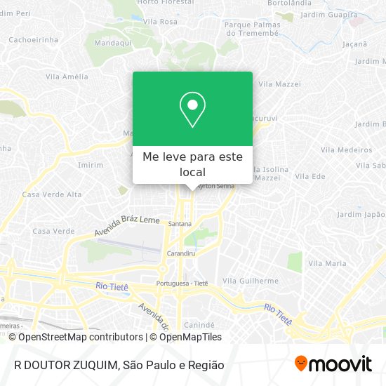 R DOUTOR ZUQUIM mapa