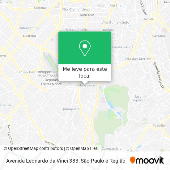 Avenida Leonardo da Vinci 383 mapa