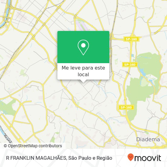 R FRANKLIN MAGALHÃES mapa