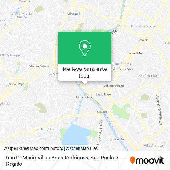 Rua Dr  Mario Villas Boas Rodrigues mapa