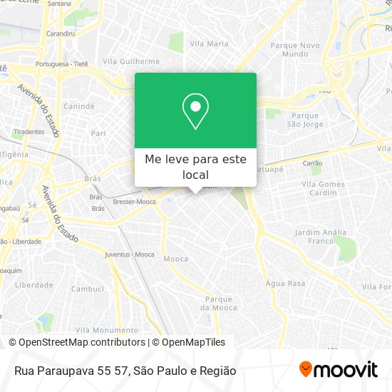 Rua Paraupava 55 57 mapa
