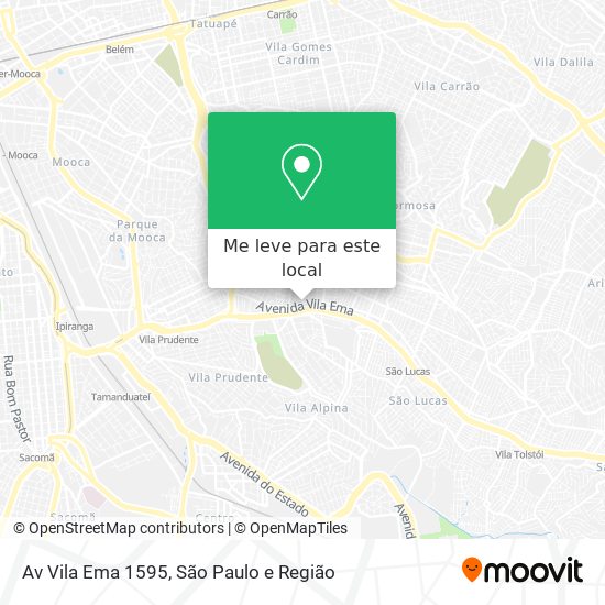 Av  Vila Ema 1595 mapa