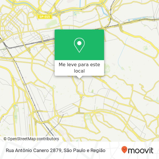 Rua Antônio Canero 2879 mapa