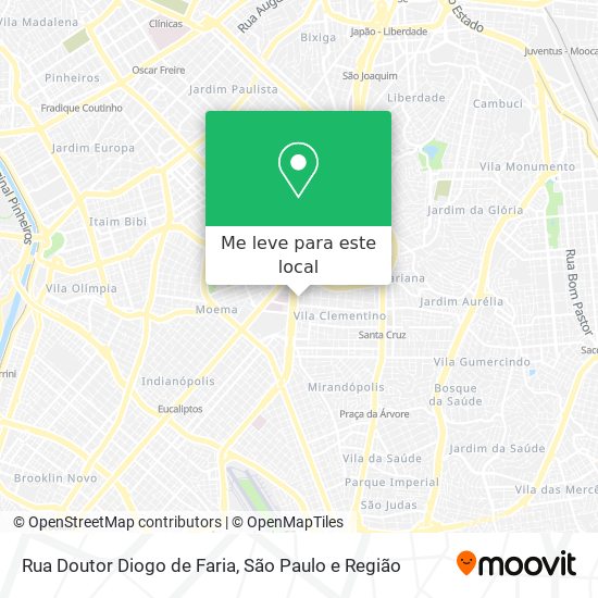 Rua Doutor Diogo de Faria mapa