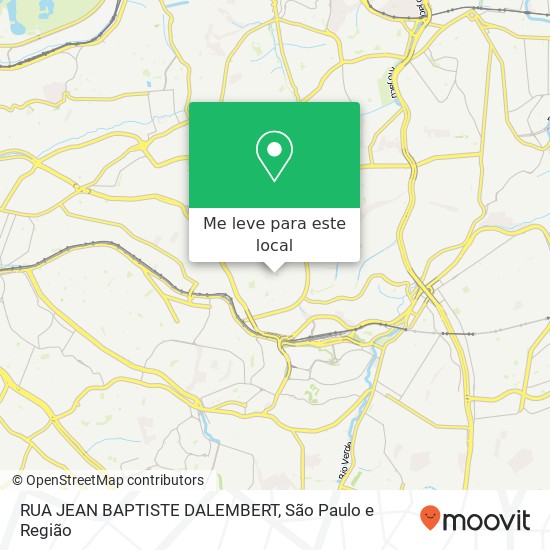 RUA JEAN BAPTISTE DALEMBERT mapa