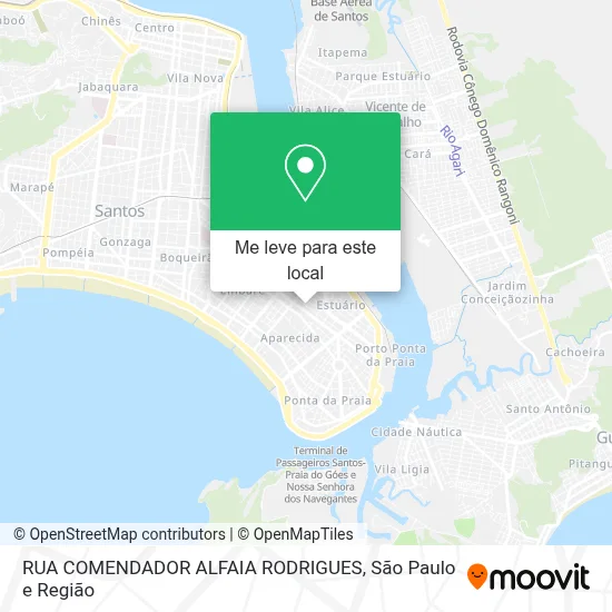 RUA COMENDADOR ALFAIA RODRIGUES mapa