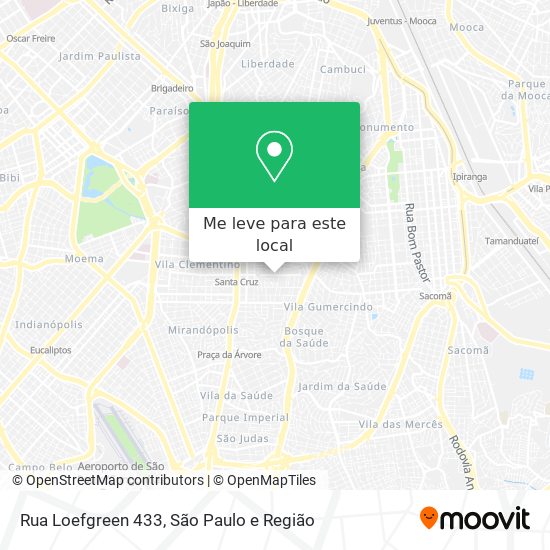 Rua Loefgreen 433 mapa