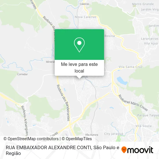 RUA EMBAIXADOR ALEXANDRE CONTI mapa