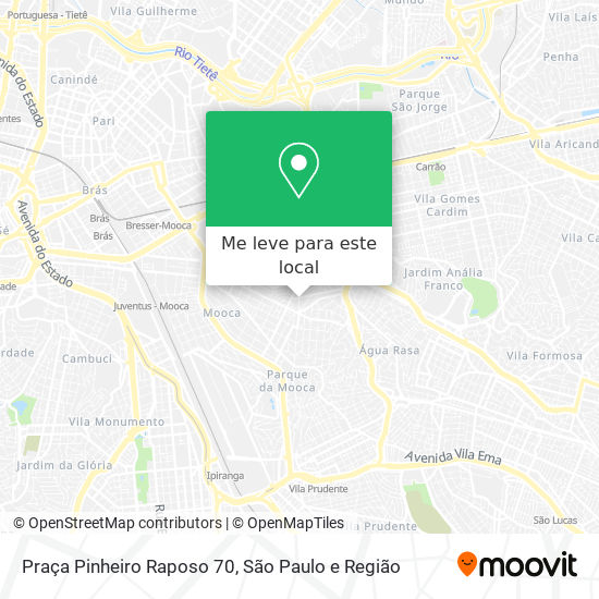Praça Pinheiro Raposo 70 mapa