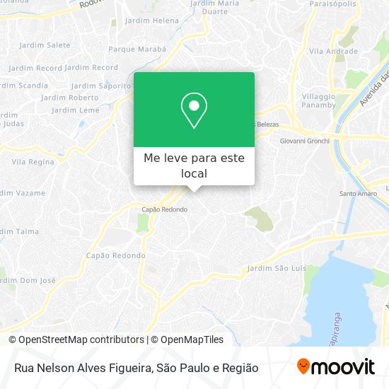 Rua Nelson Alves Figueira mapa