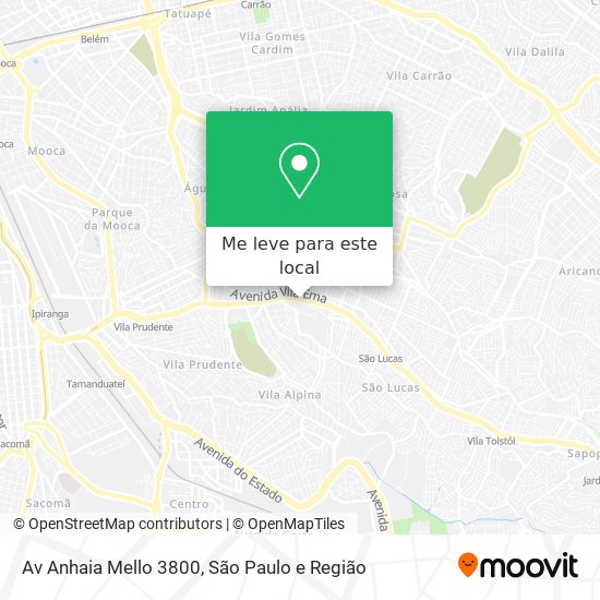 Av  Anhaia Mello  3800 mapa