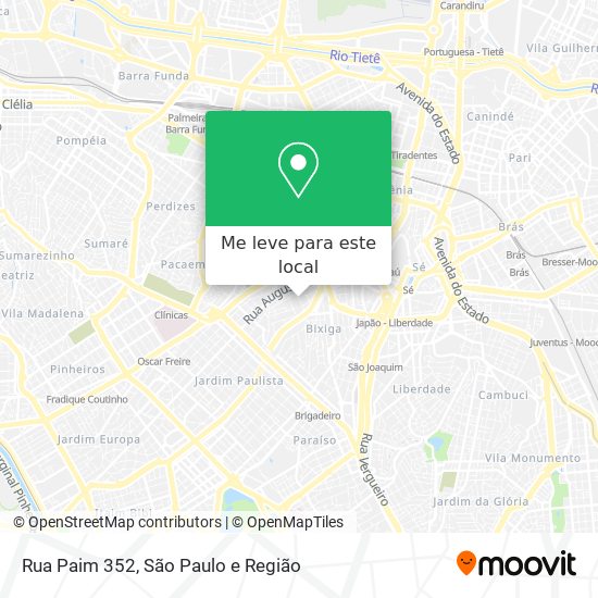 Rua Paim 352 mapa