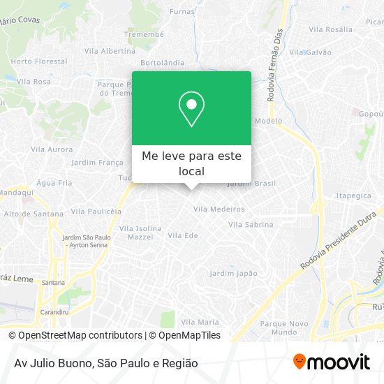 Av  Julio  Buono mapa