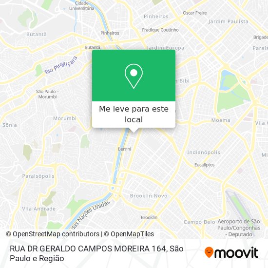RUA DR GERALDO CAMPOS MOREIRA 164 mapa