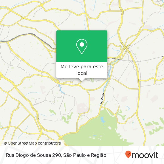 Rua Diogo de Sousa 290 mapa
