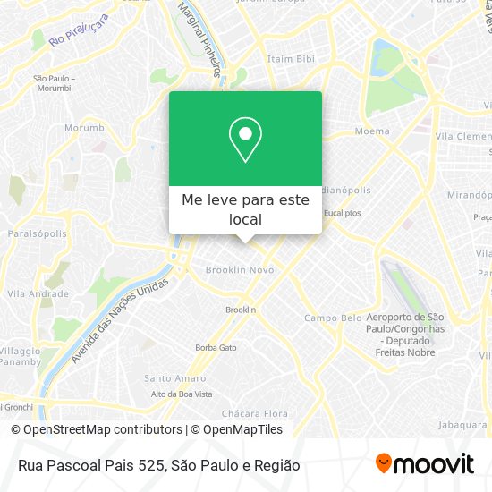 Rua Pascoal Pais  525 mapa