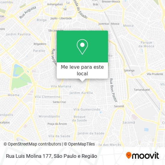 Rua Luís Molina 177 mapa