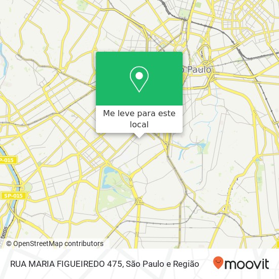 RUA MARIA FIGUEIREDO 475 mapa