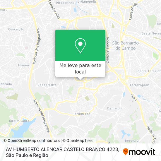 AV HUMBERTO ALENCAR CASTELO BRANCO 4223 mapa