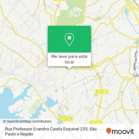 Rua Professor Evandro Caiafa Esquivel 235 mapa