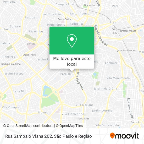 Rua Sampaio Viana  202 mapa