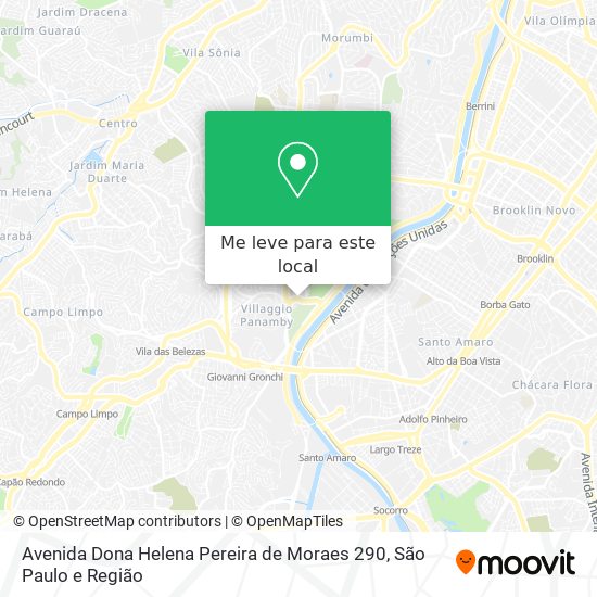 Avenida Dona Helena Pereira de Moraes  290 mapa