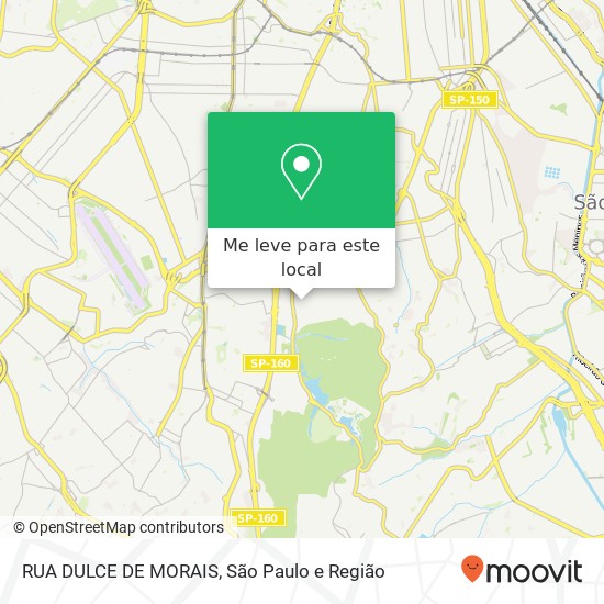RUA DULCE DE MORAIS mapa