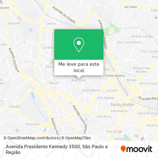 Avenida Presidente Kennedy 3500 mapa