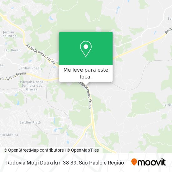 Rodovia Mogi Dutra  km 38 39 mapa