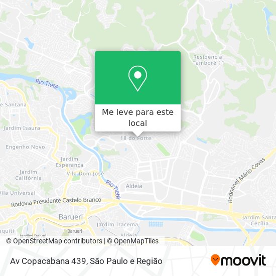 Av Copacabana  439 mapa