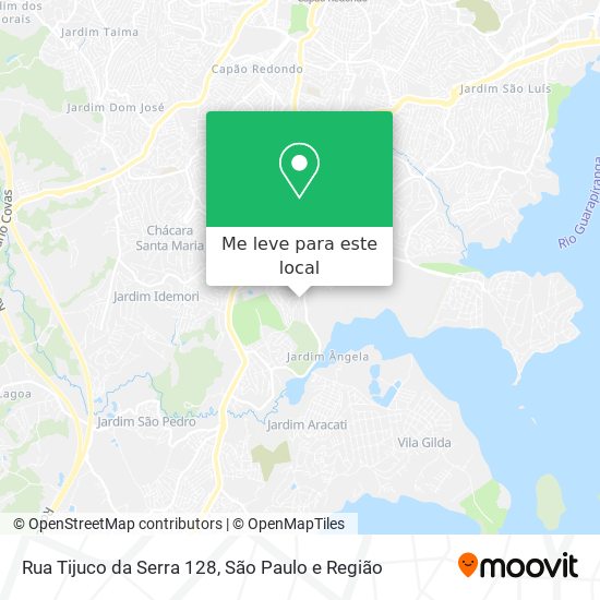 Rua Tijuco da Serra 128 mapa