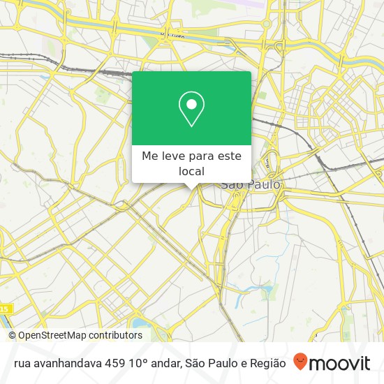 rua avanhandava  459   10º andar mapa