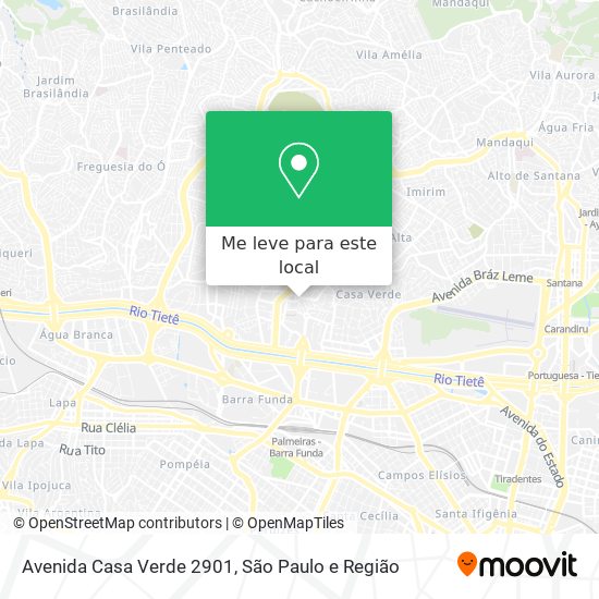 Avenida Casa Verde 2901 mapa