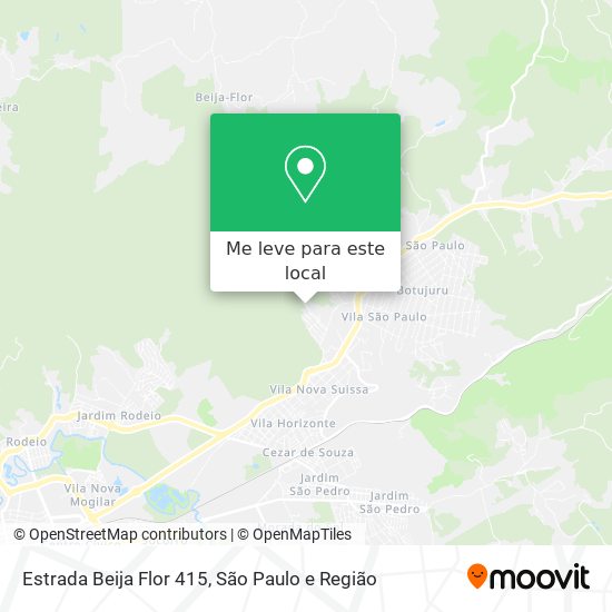 Estrada Beija Flor 415 mapa