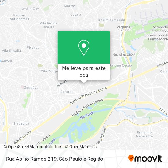 Rua Abílio Ramos 219 mapa