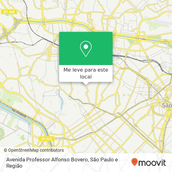 Avenida Professor Alfonso Bovero mapa