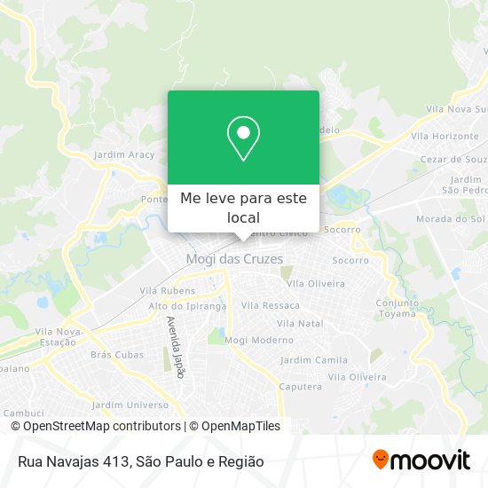 Rua Navajas  413 mapa