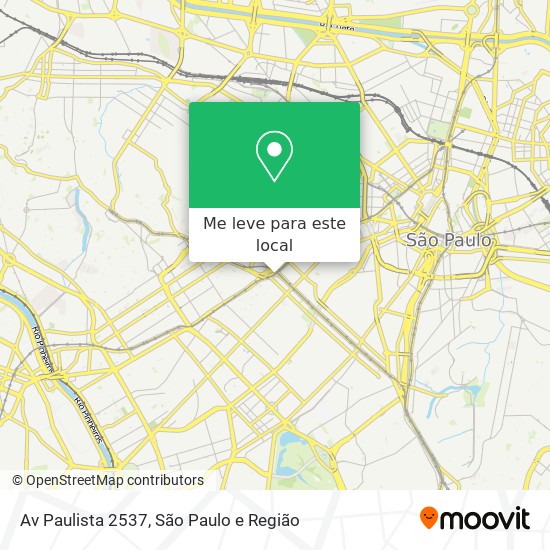 Av  Paulista  2537 mapa