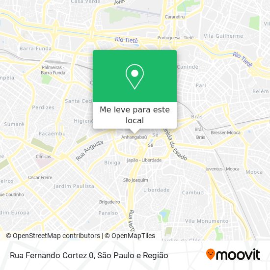 Rua Fernando Cortez 0 mapa