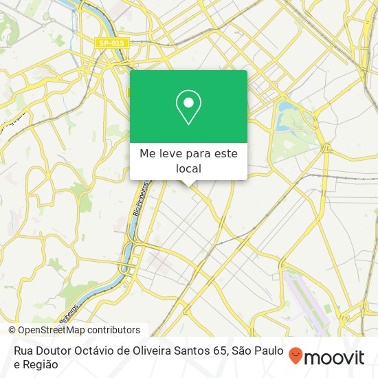 Rua Doutor Octávio de Oliveira Santos 65 mapa